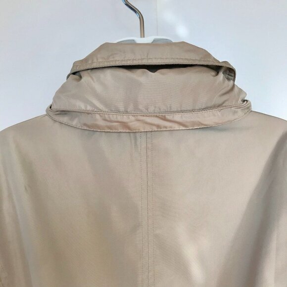 MICHAEL KORS Jacket Hood can zipped in, taupe pewter hardware Utility Anorak L - Picture 7 of 16